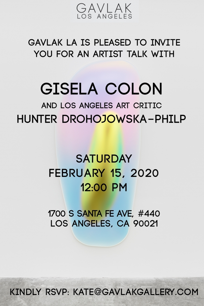 Artist Talk: Gisela Colón in Conversation with Hunter Drohojowska-Philp
