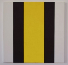 Mary Corse, Untitled (Yellow Inner Band), 2000