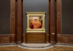 &quot;Flaming June,&quot; by Frederic Leighton, on display at The Frick Collection in New York in 2015 (courtesy of The Frick Collection)