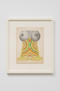 Betty Tompkins, Double Breast Drip, 1971