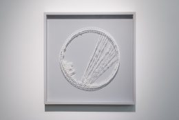 Ring - The Rain Collector, 2015, Cut paper, Chinese xuan (rice) paper on silk