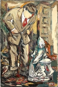 Viola Frey Untitled (Man with Meissen Figurine), 1982