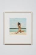 Bettie Page Clutching her Hair at Key Biscayne, FL