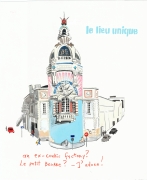 Le Petit Paris, 2013, Gouache on paper