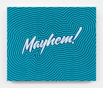 Andrew Brischler, Mayhem (Large Blue Throb), 2018
