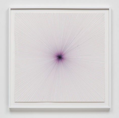 Aaron Sandnes, Lock and Load (Bulls Eye) (Red then Blue; Red then…), 2013