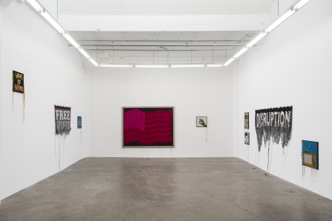 Installation View Lisa Anne Auerbach: Unraveling, 2022